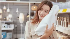 Pour a glass of this into your washing machine, and even the oldest terry towels will be soft as down.